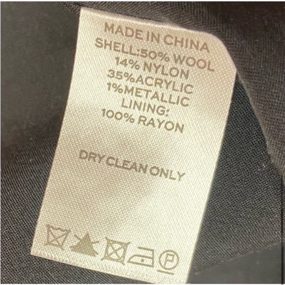 🌲Hill House Home - Lou Lou Duster Jacket Navy Midnight Tweed Size Small - Picture 13 of 13